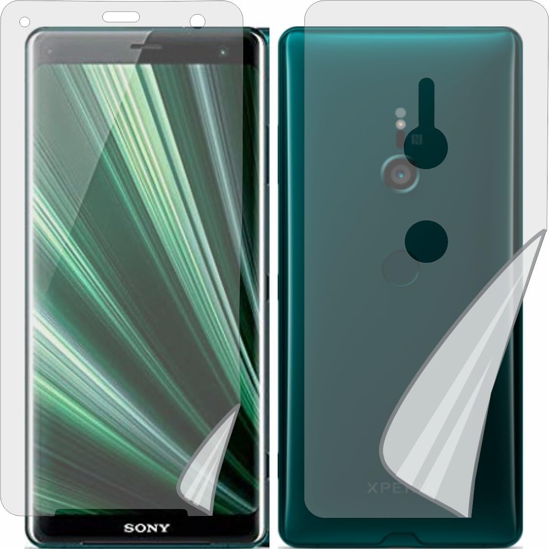 Sony Xperia XZ3 HD Film Screen Protector easy Installation,Bubble Free,Anti-Scratch, Full Coverage Film Protector (NOT A TEMPERED GLASS)