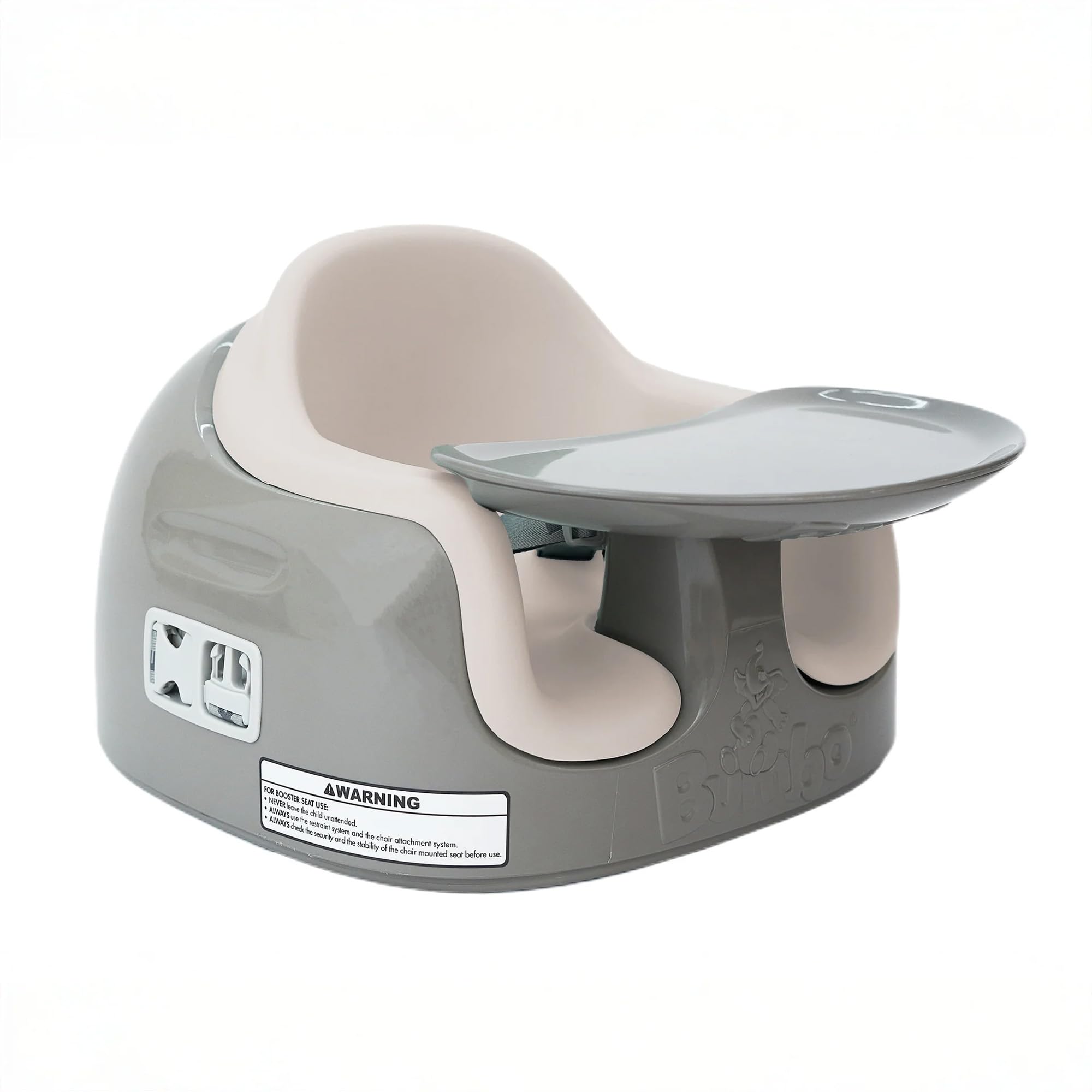 Bumbo 3-in-1 Multi-Seat for 6 to 36 Months, Travel Baby Feeding & Play Floor Seat, All-in-One Portable Booster with Tray & Toddler High Chair, Breige/