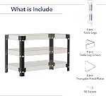 FLEXIMOUNTS Workbench Legs, Heavy Duty Workbench Kit for DIY Custom, Maximum 96" Length, 48" Width, 35.4" Height for Garage Storage, Workshop, Shelving, Lumber Not Included