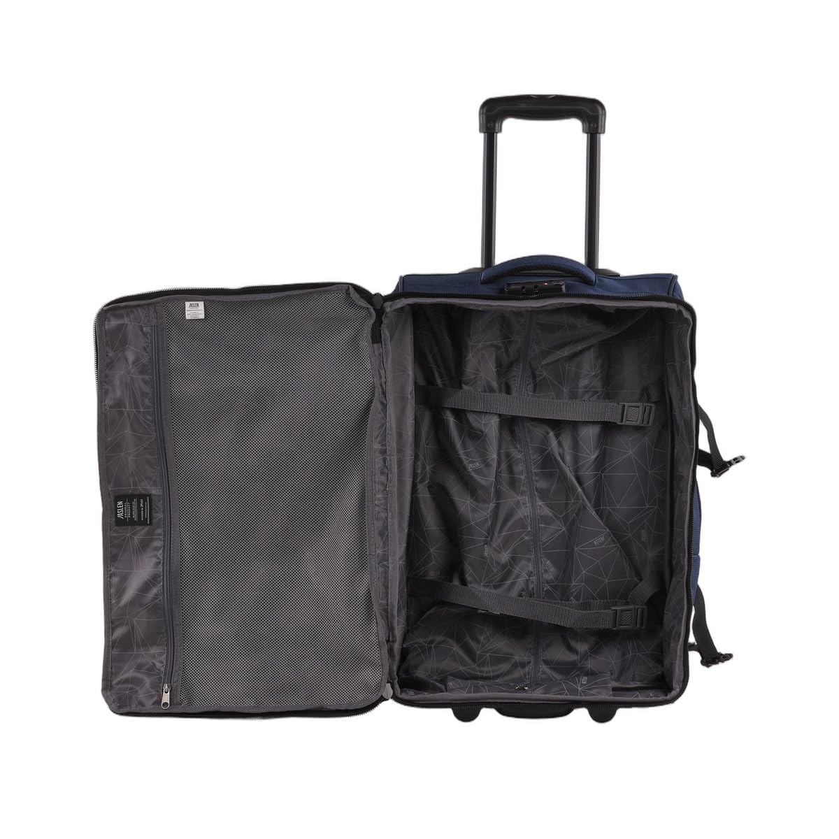 Jaslen - Maleta Cabina 55X40X20 Ligera y Resistente, Ideal como Maletas De Cabina, De Viaje o Mala Viagem, diseño Compacto y Funcional, Marino