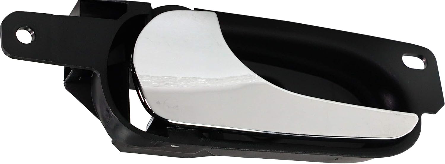 Compatible with 06-11 Lucerne Inside Inner Interior Rear Chrome Door Handle Left Driver Side
