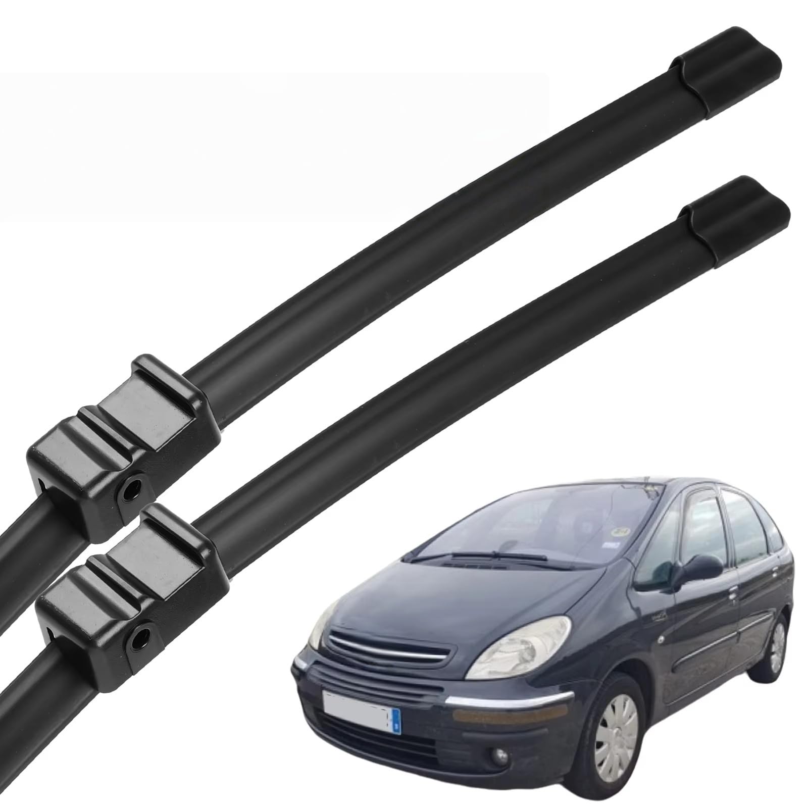 PAPEP Windscreen Wiper Blades for Citroen Xsara Picasso 2006-2010 26"+26", Front Replacement Wipers OEM Quality Water Repellent Rubber Automotive Windshield