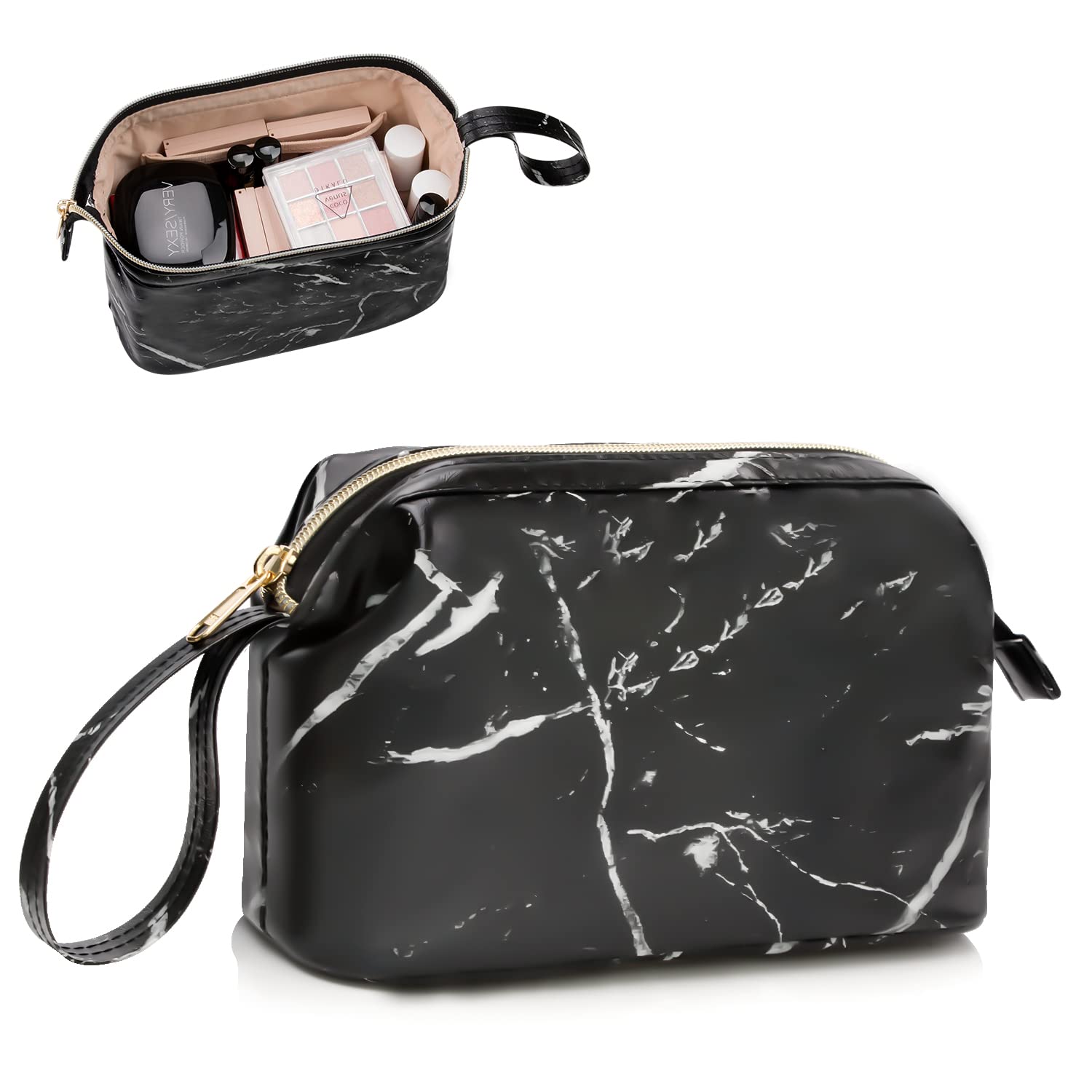 Ochealmarble Makeup Bag Travel Makeup Bag Organizer Cosmetic Bags
