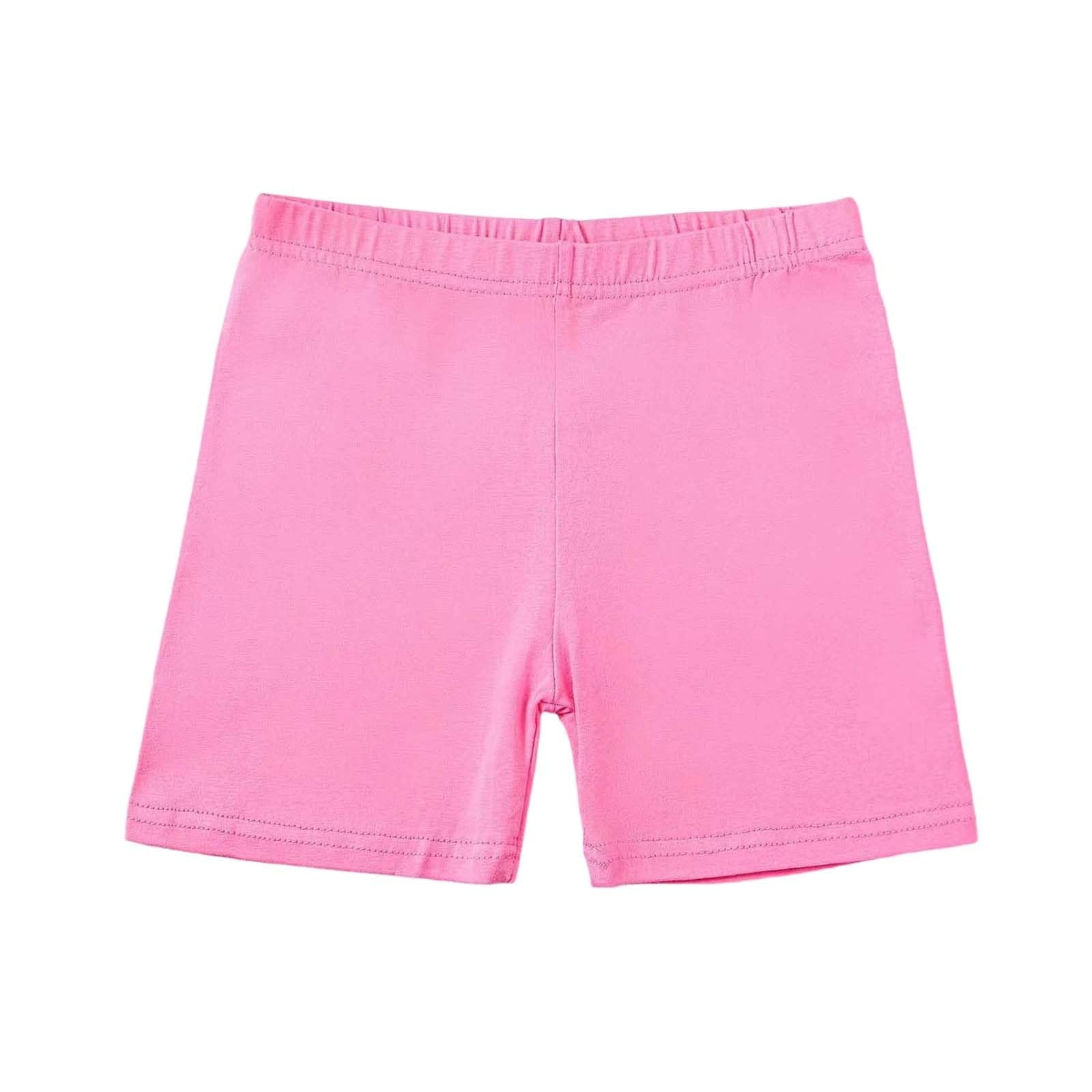 Generisch Mädchen Kurze Leggings Baumwolle Radlerhose Sommer Activewear Shorts, Kinder Unter Kleid Hosen, Elastische Sporthose Turnhose Sommerhose für Sport Laufen Tanz Wandern
