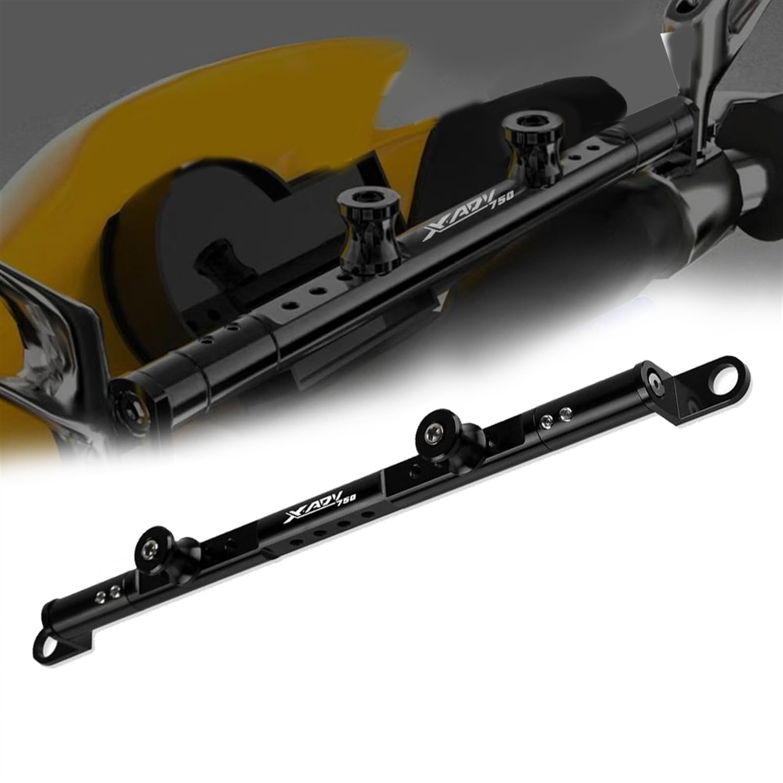 Levier direction et support navigation pour guidon moto XADV 750 - 8