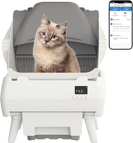 Automatic Cat Litter Box Self Cleaning — detail view