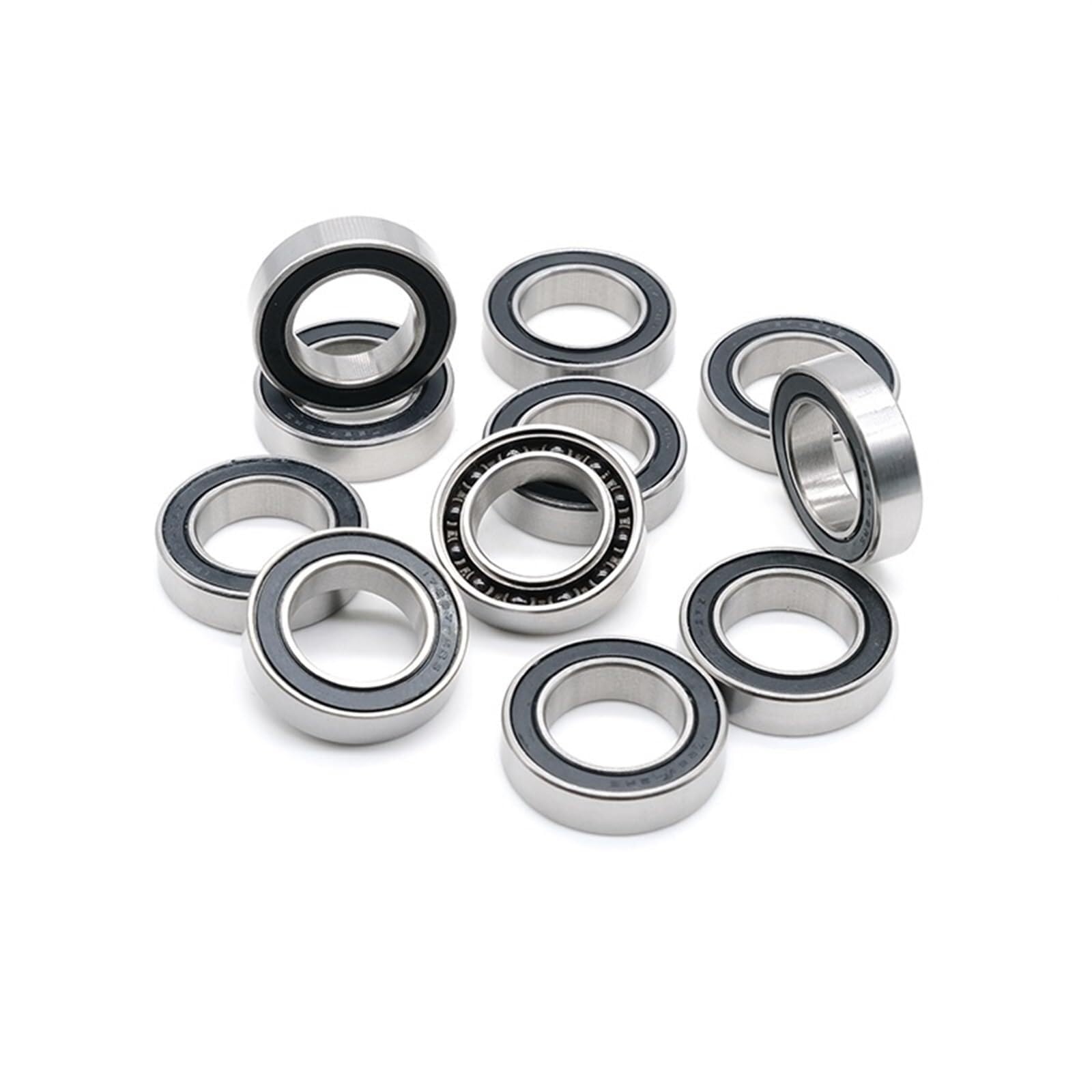 Aspectos, Rodamiento cerámico híbrido 17287RS 17 * 28 * 7mm ABEC-7 (2 uds) soportes inferiores y repuestos de bicicleta 17287 RS 2RS Si3N4 rodamiento de bolas