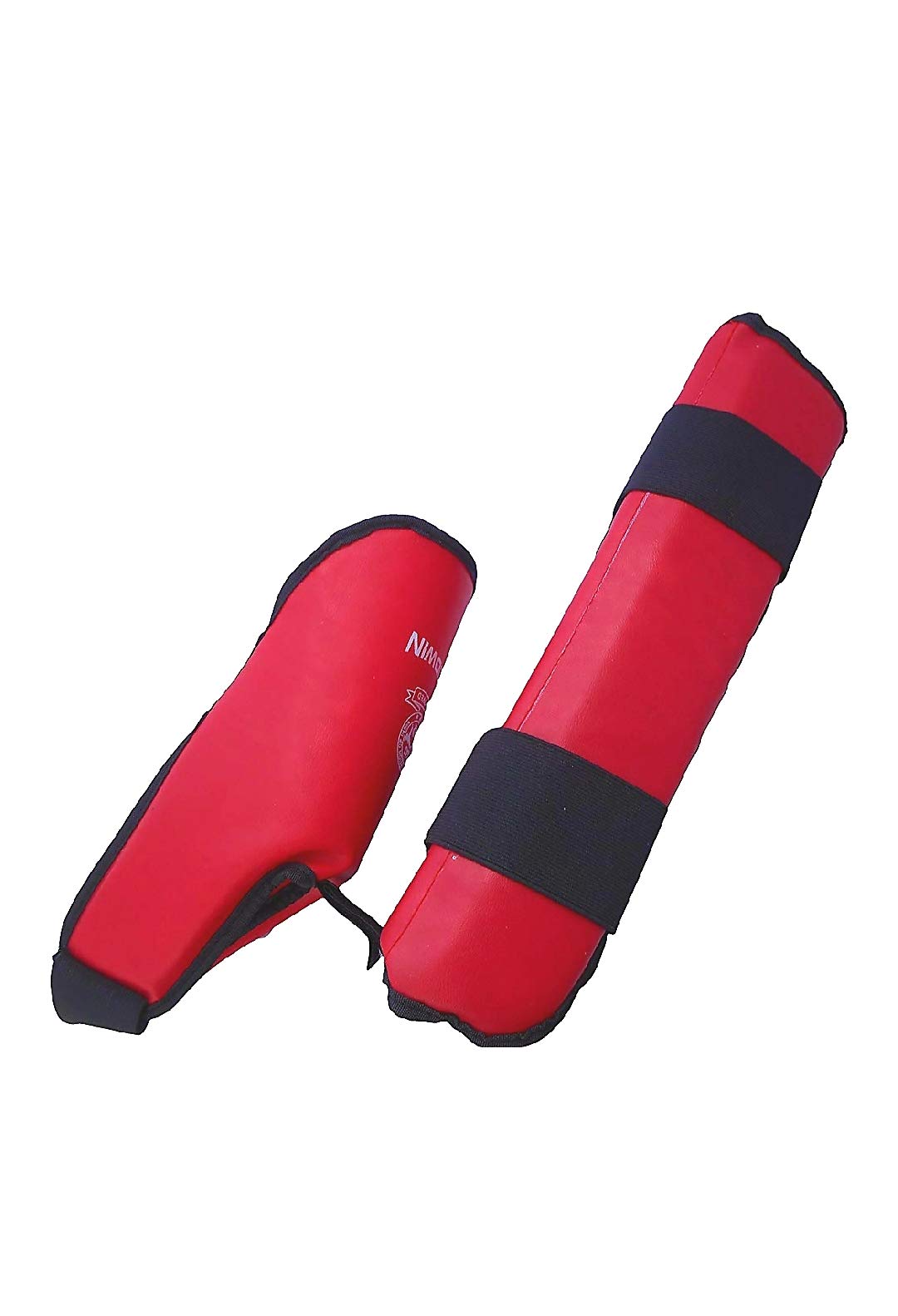 Goodwin Kai Approved Karate Shin Pad, Foot Protector (Red, Small) 1
