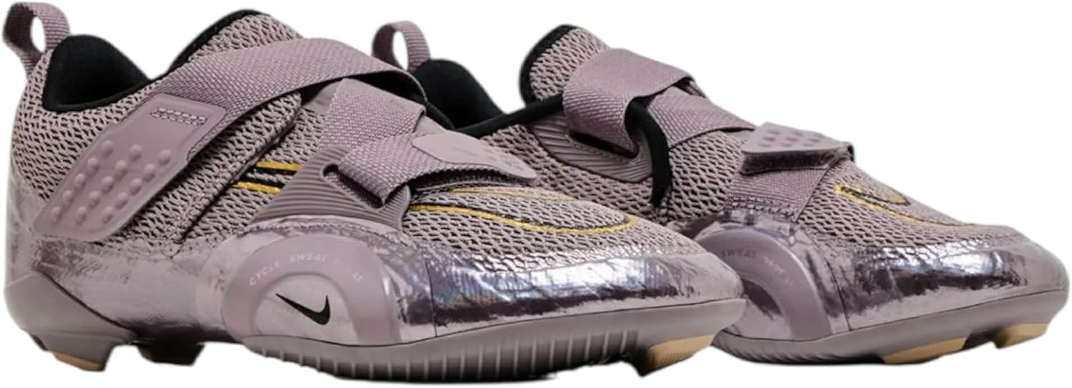 Nike Women's SuperRep Cycle-2 Next Nature Indoor Cycling Shoes Cleats Purple Smoke Purple Smoke/Black/Metallic Copper/Metallic Gold #DH4680-500 - Size Womens 7.5