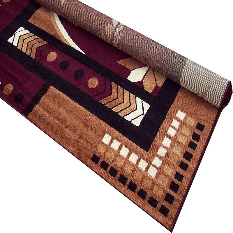 Image of Home Decore Acrylic Carpet for Your Living Room & Drawing Room Aywhere in Your Home (150x210 Red Colour)- 5x7 Feet
