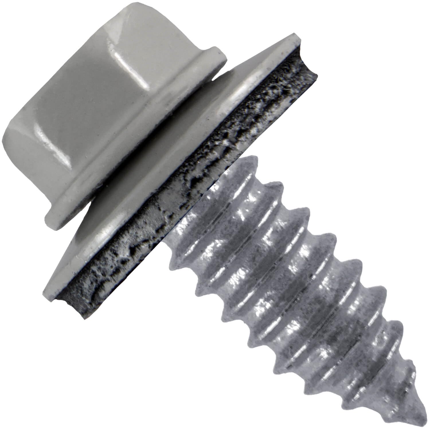 #17 x 3/4" ABC Gray Metal Panel to Metal Purlins and Recovery Screws for Older Structures with Stripped Out and Loose Existing Screws