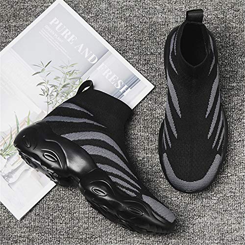 SUNROLAN Fashion Sneakers for Women Lightweight Athletic Running Shoes Breathable Walking Short Sock Shoes3