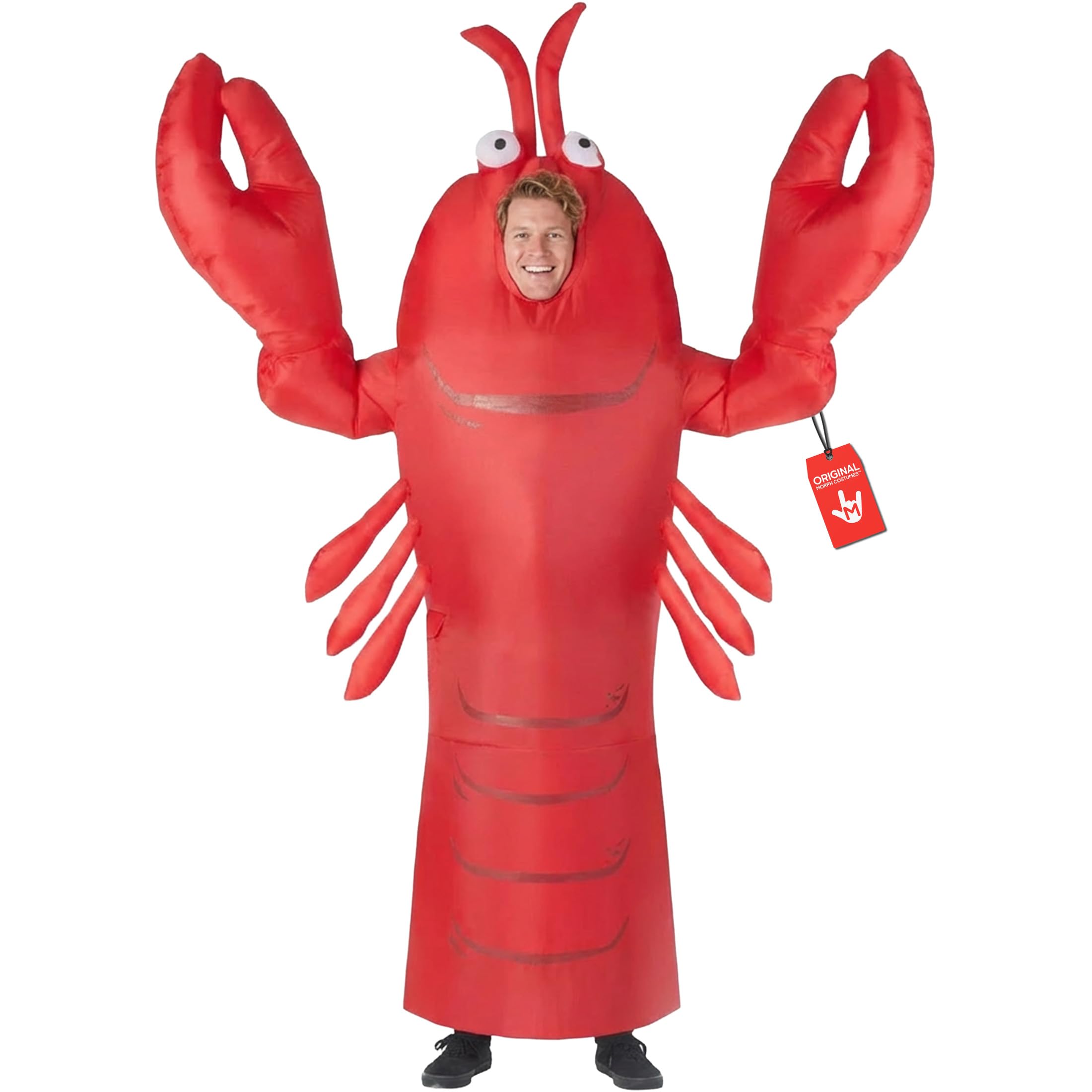 Morph Costumes Déguisement Homard Adulte, Déguisement Gonflable Adulte taille Unique