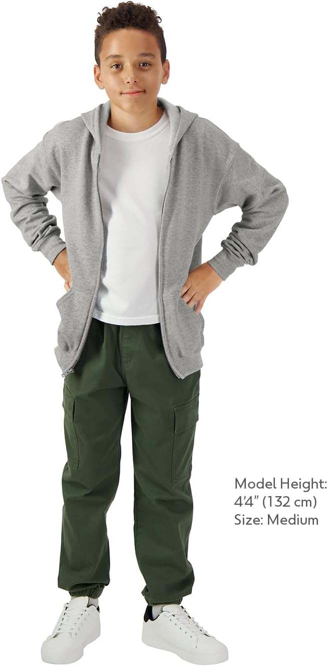 Gildan Kids' Full Zip Hoodie Sweatshirt, Style G18600B - Image 6