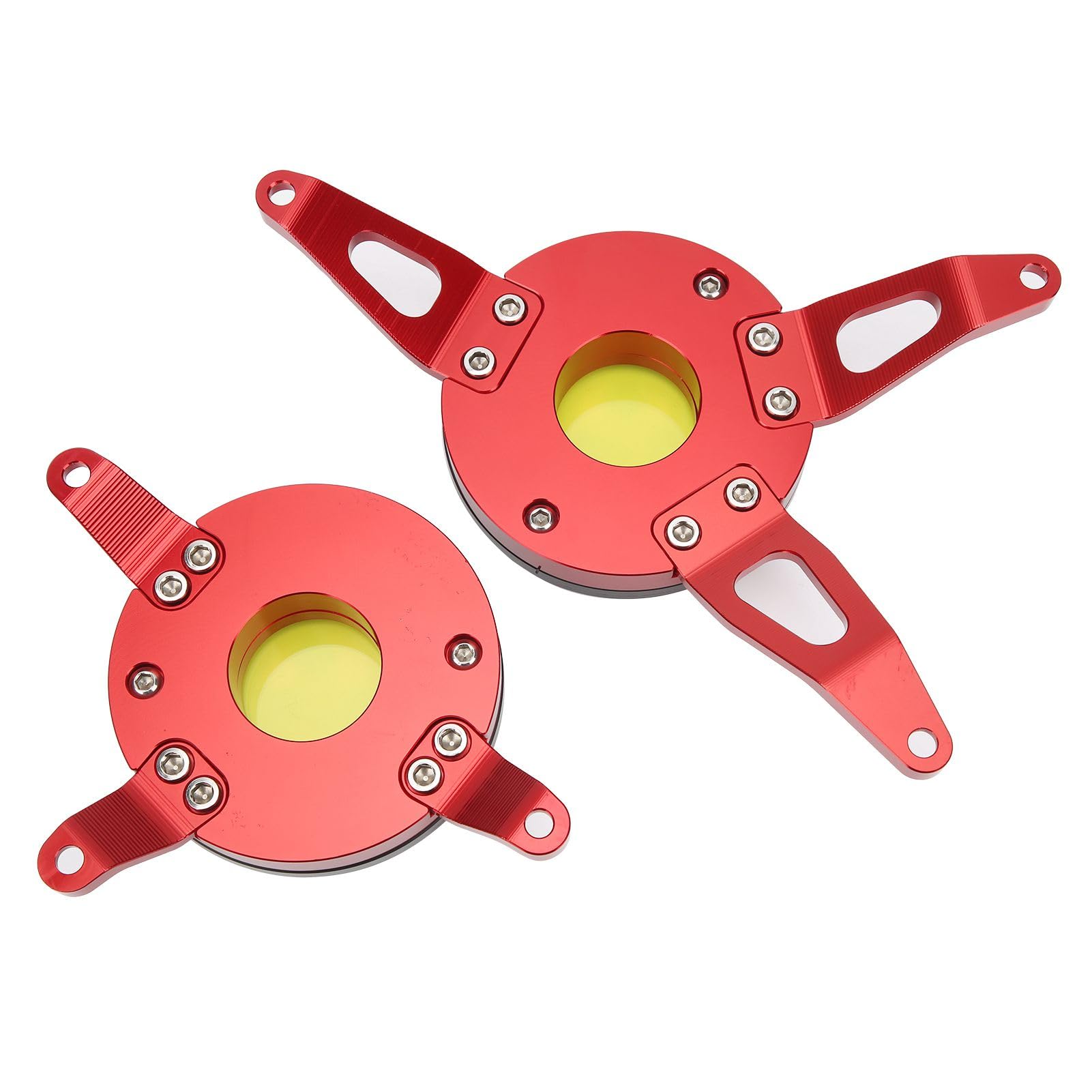 YUYTE Silnik Motocykla do CBR650F CB650R CBR650R Czerwona Obudowa ze Stopu Aluminium Łatwa Instalacja