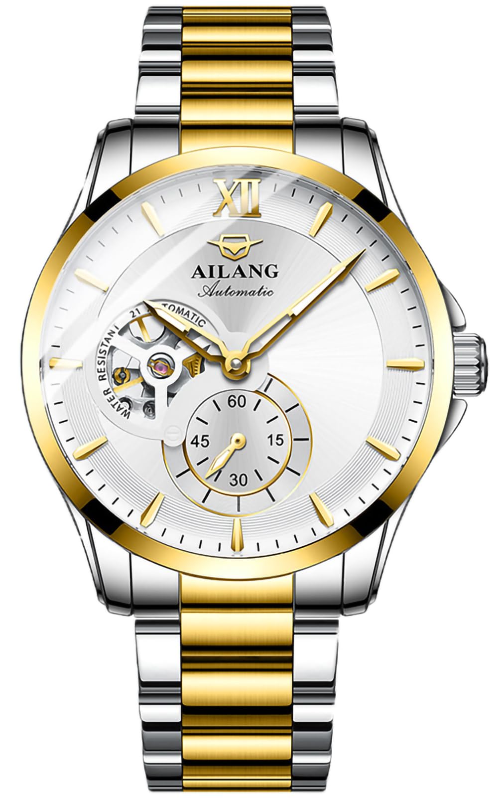 TEINTOPAilang Series Men's Automatic Mechanical Watch with Steel Band