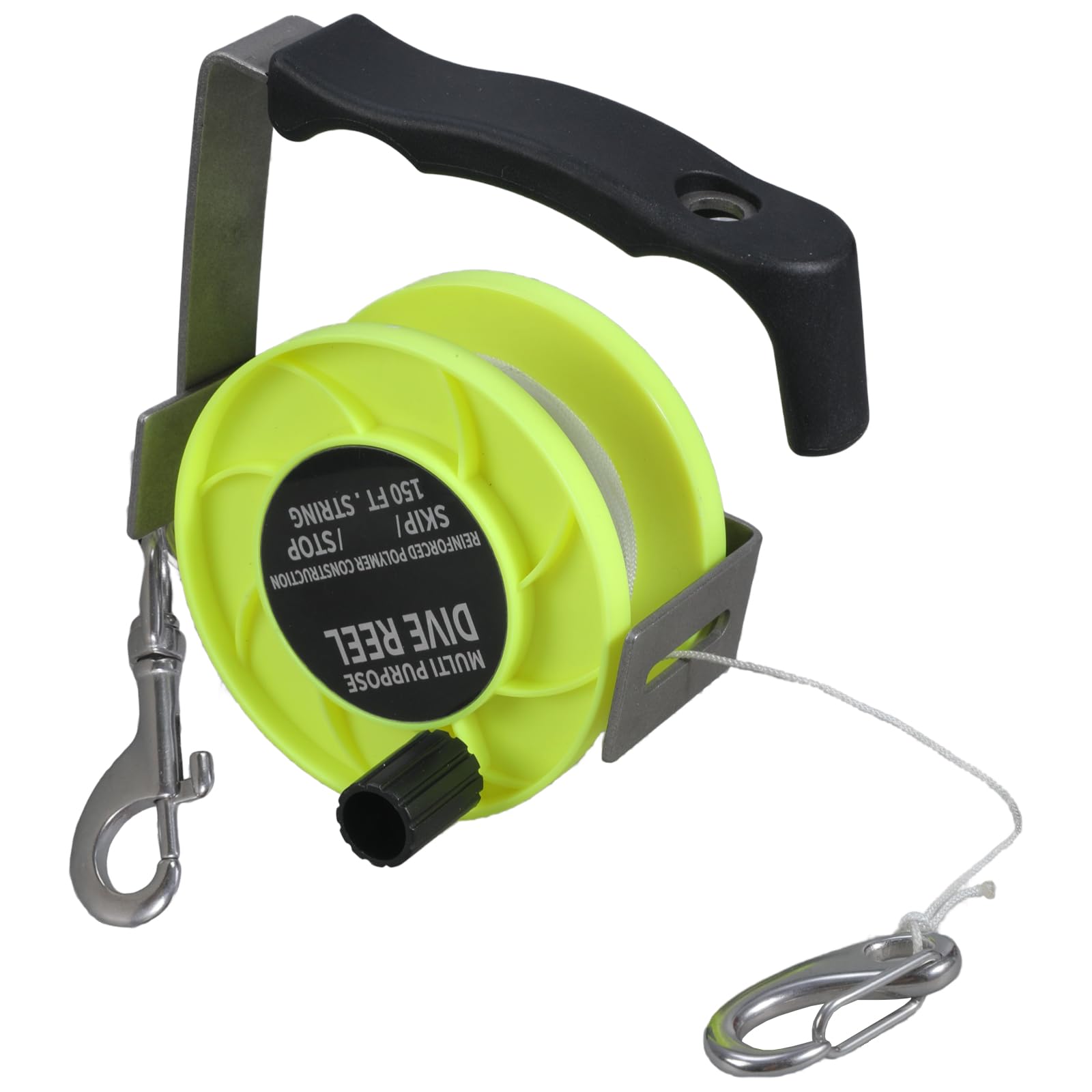 Heavy-Duty Diving Reel Spool with Ergonomic Handle for Deeps Sea Exploration & Underwater Photography Depth Sea Diving Reel