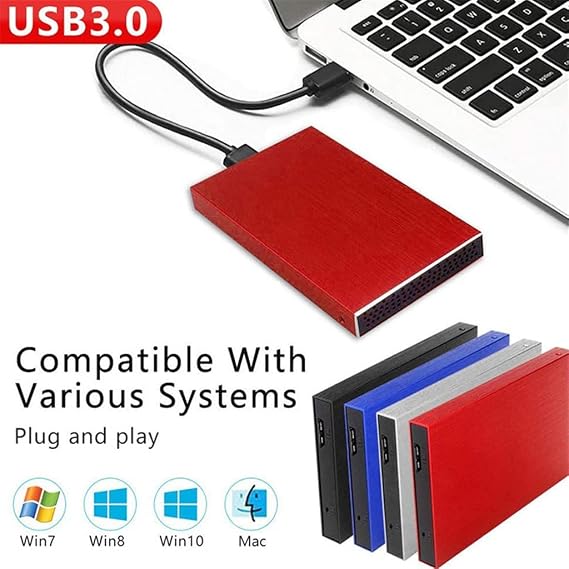 Hdd 2.5 ハードディスク 500gb 1tb 2tb ポータブル 外付けハードドライブ ディスク エクスターノ ハードドライブ ノートパソコン用 色: D