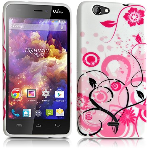 Seluxion - Housse Coque de Protection Semi Rigide Matière Gel pour Wiko Highway Signs - Motif HF30