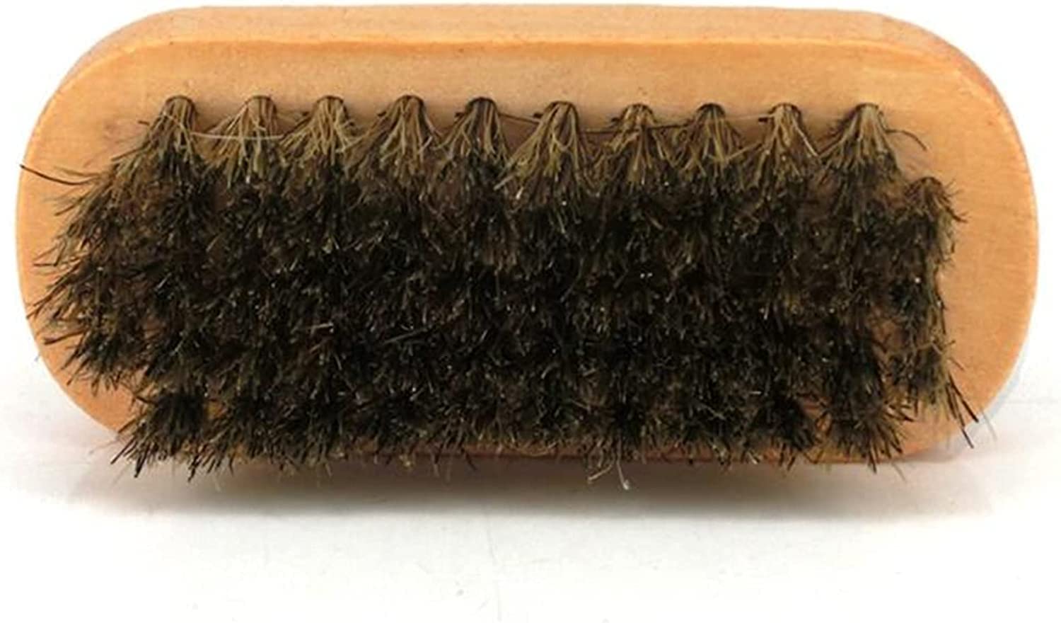 Cepillo for zapatos, cepillos for lustrar zapatos de crin de caballo con cerdas de pelo de caballo for botas, cepillo de limpieza for el cuidado del cuero de los zapatos for cepillo for botas