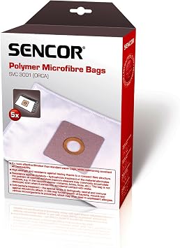Sencor SVC 3001 Vacuum Cleaner Bags Pack of 5
