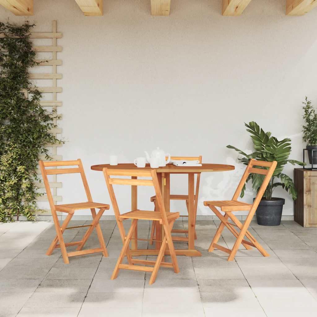 Mesa de jardín Plegable Butterfly Madera de Teca 120x70x75 cm