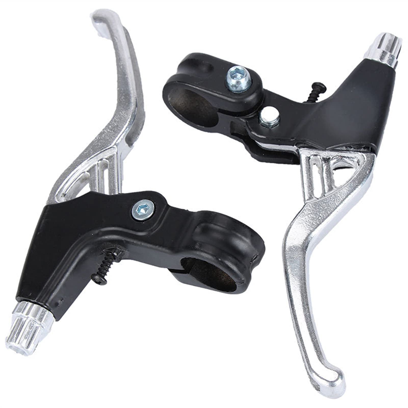 Dswmy B Ike Rake Lever,Rake Handle A Pair Of Mountain Road Ike Rake Handles, Universal All-Aluminum Alloy Structure Icycle Rake Lever Icycle Part(B)