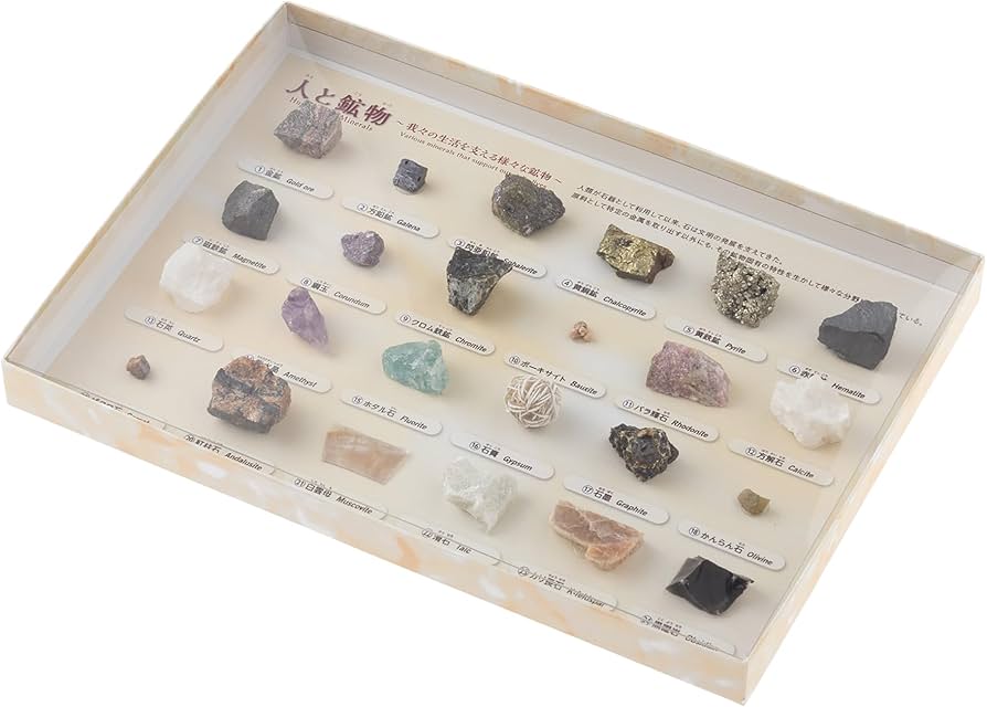 Amazon | 大江理工社(Oherikosha) ブック型標本セット 人と鉱物 | 岩石 Amazon | 大江理工社(Oherikosha) ブック型標本セット 人と鉱物 | 岩石