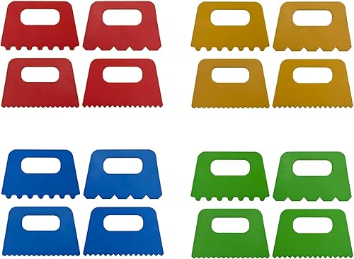Lependor Kit de raspadores de pintura, 16 piezas, herramienta raspadora de pintura para artes, manualidades, bricolaje, raspado de pintura, cuchillo