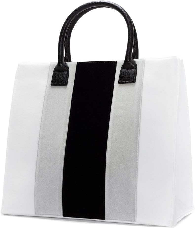 Velvet Racing Striped Bag, Striped Handbag, Tote Bag, Purse, Handbag, Shoulder Bag, Diaper Bag - MSRP $89