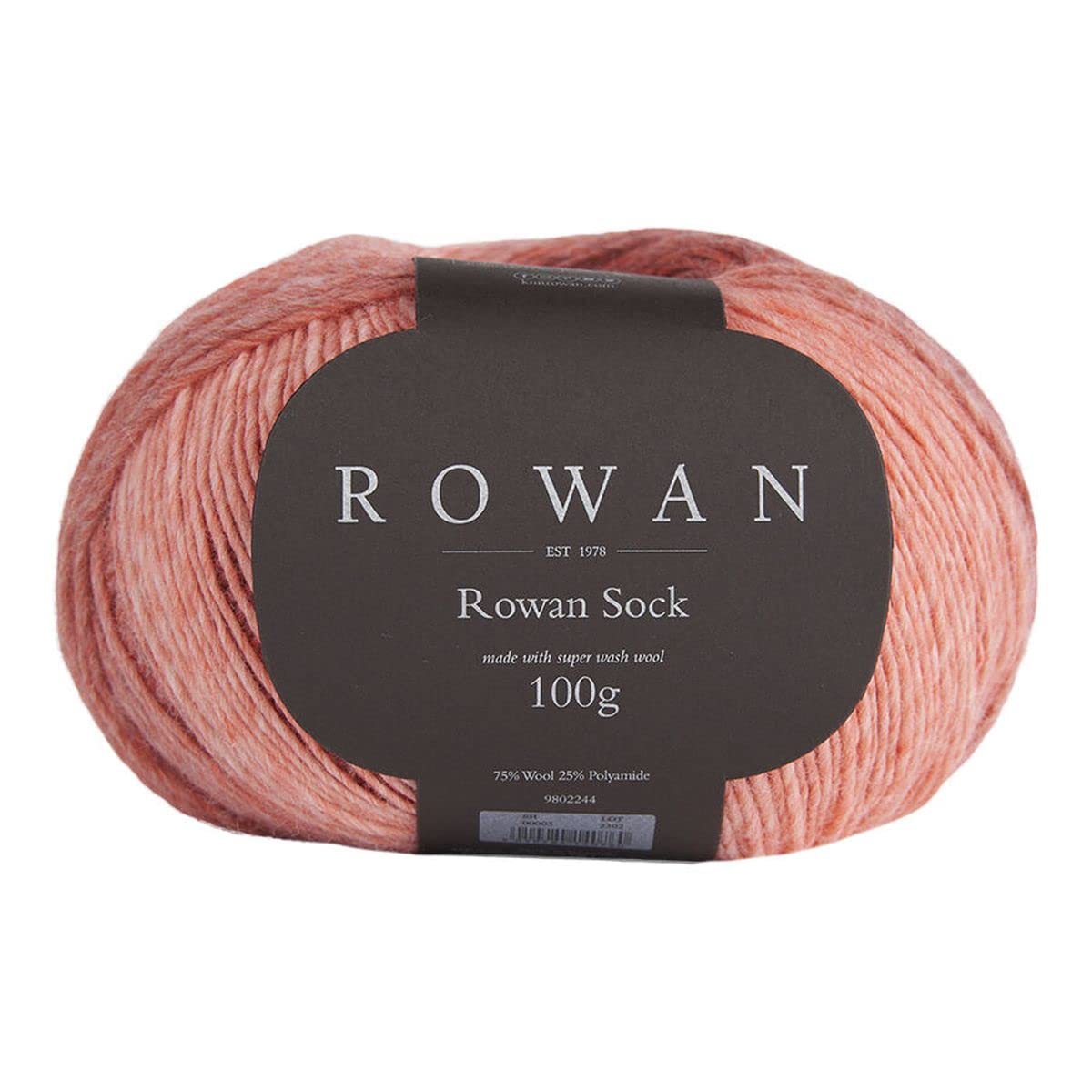 Sock Yarn, Coral (005), 100g