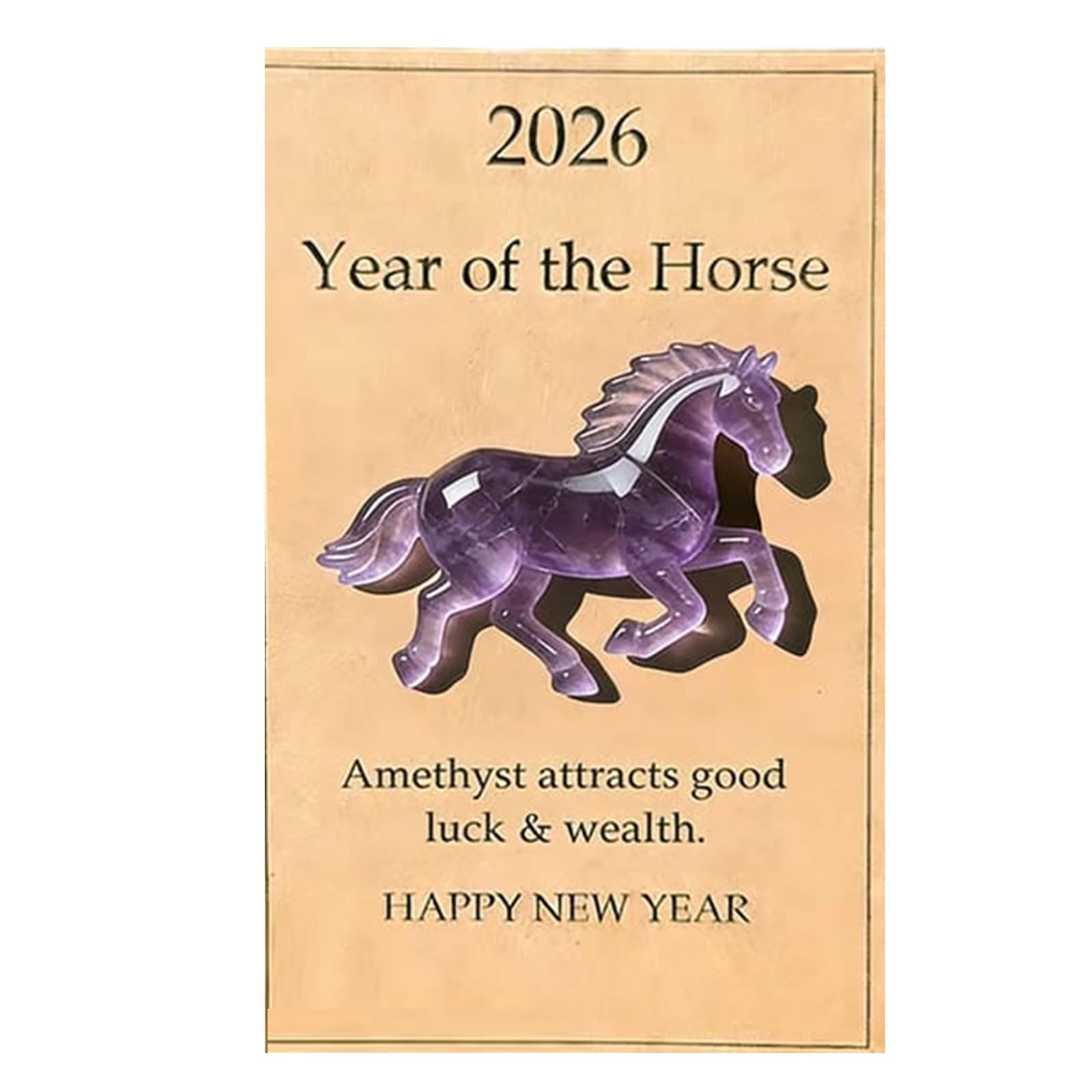 Osniyaw C Pretty 2D Acryli Horse Artwork, Meaningful Gift With Ard For Loved Ones, Occasion, Daily Inspiration, Harming For Horse Year