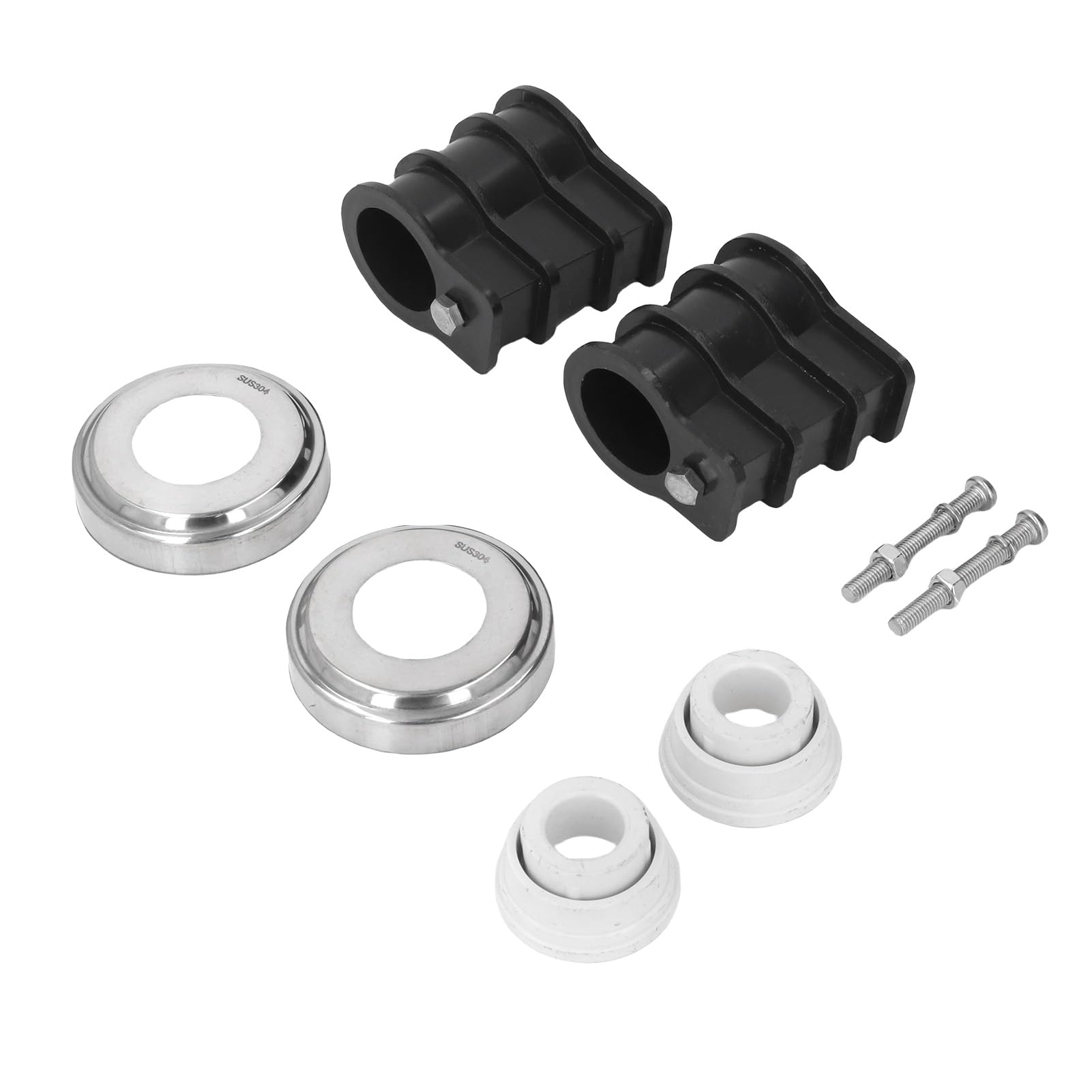Kit de remplacement d'échelle de piscine |- Acier 304 résistant |pour 42mm