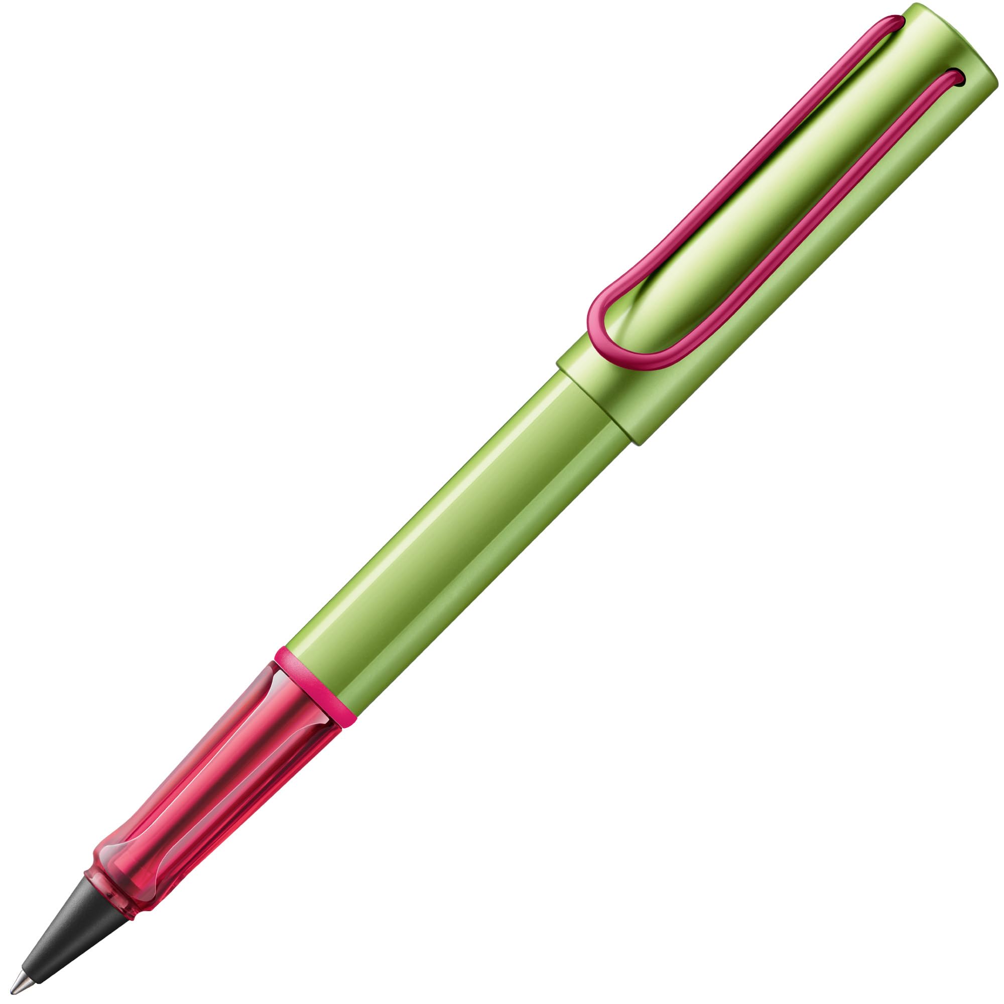 Lamy AL-star disco - Rollerball Pen pen with transparent, ergonomic grip & line width M - lightweight aluminum body - including rollerball refill M 63 in black