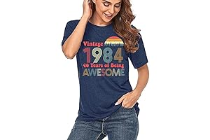 40th Birthday Gift for Women Vintage 1984 Shirts