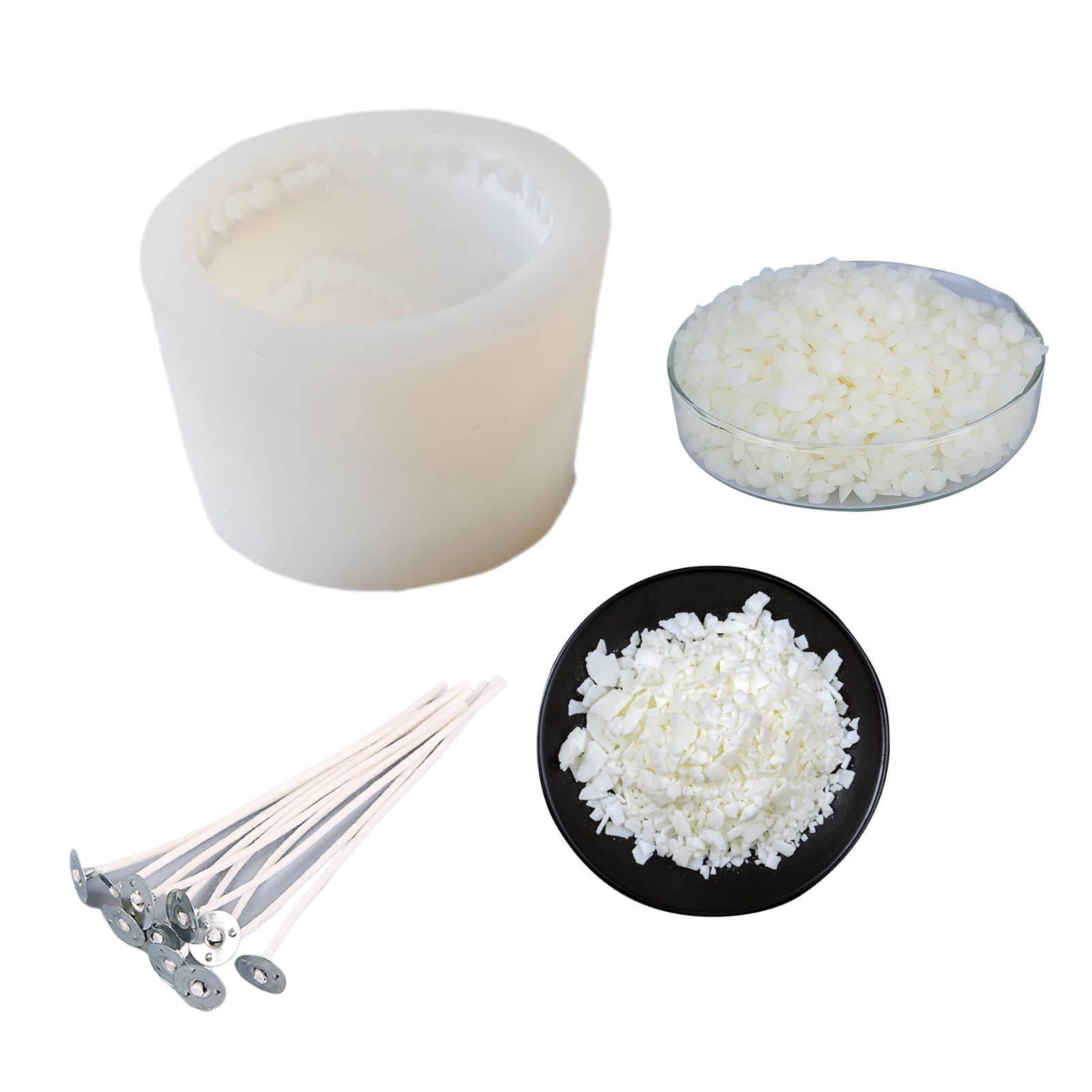 Jazuaiao Simulation Cake Making Silicone Mold Unique Cake Shape for Scented Candles Soaps Plaster Silicone Cupcake Molds for Baking Candles Soap Making