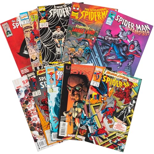 Webslinger Ultimate Comic Book Value Gift Set - 10 Different spiderman Only Comics published by...