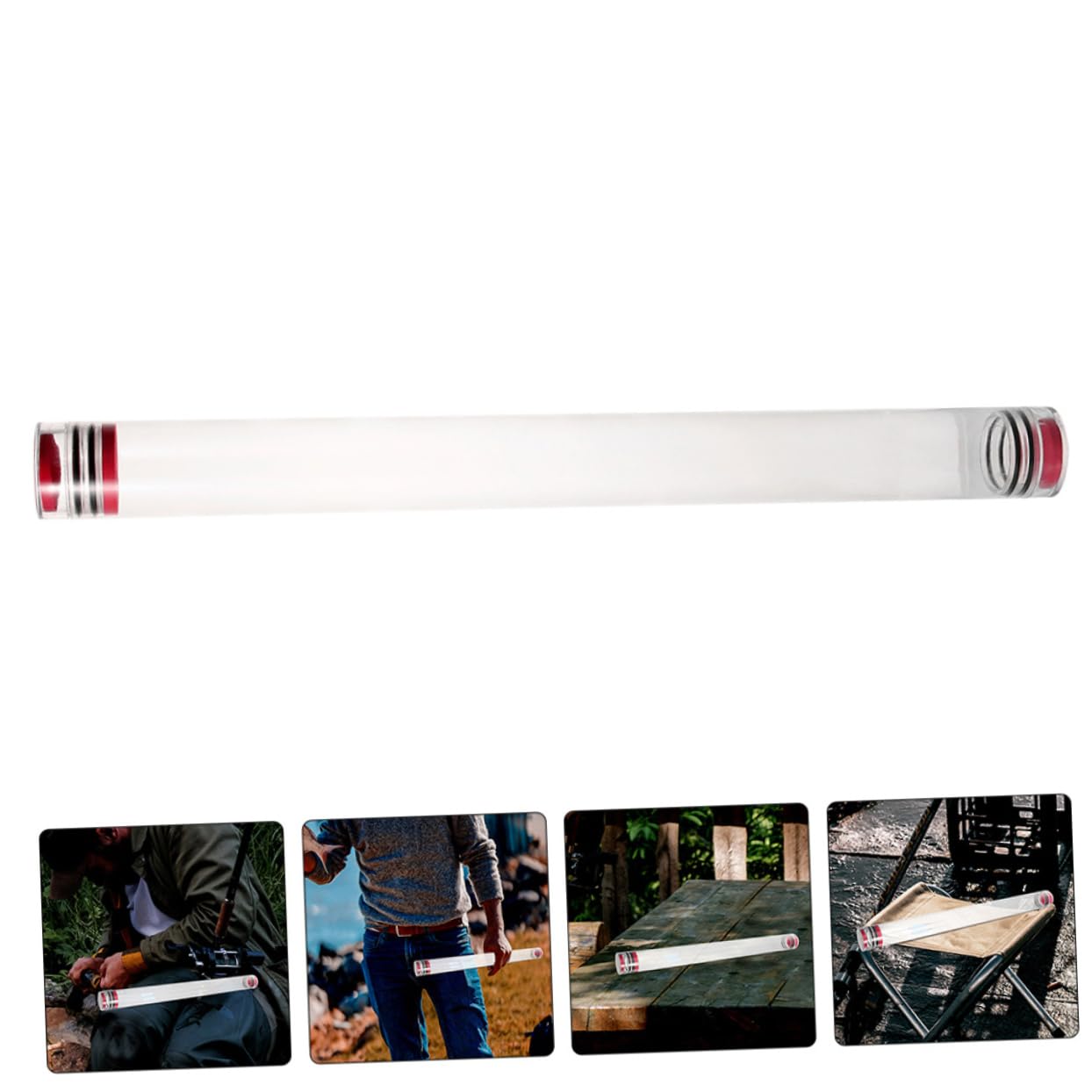 NULYLU Acrylic Fishing Floats Storage 1 Set Float Tube Fishing Lure Holder Practical Design for Outdoor