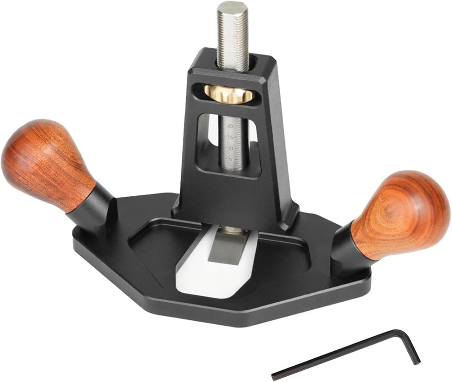 Portable Manual Wood Planer With Comfortable Handle Fit For Efficient Edges Trimming Adjustable Planing Depth Up To 25mm