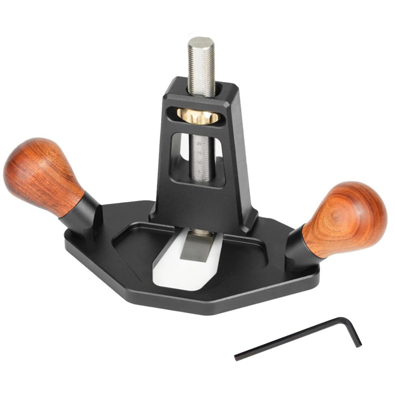 Kalttoy A Portable Manual Wood Planer With Comfortable Handle Fit For Efficient Edges Trimming Djustable Planing Depth Up To 25Mm Luminum Lloy Woodworking