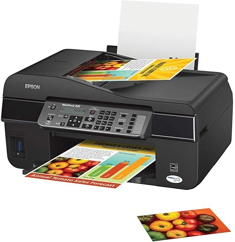 Miniatura 3 de Epson WorkForce 435 Impresora inalámbrica todo en uno de inyección de tinta a color con fax (C11CB45201)