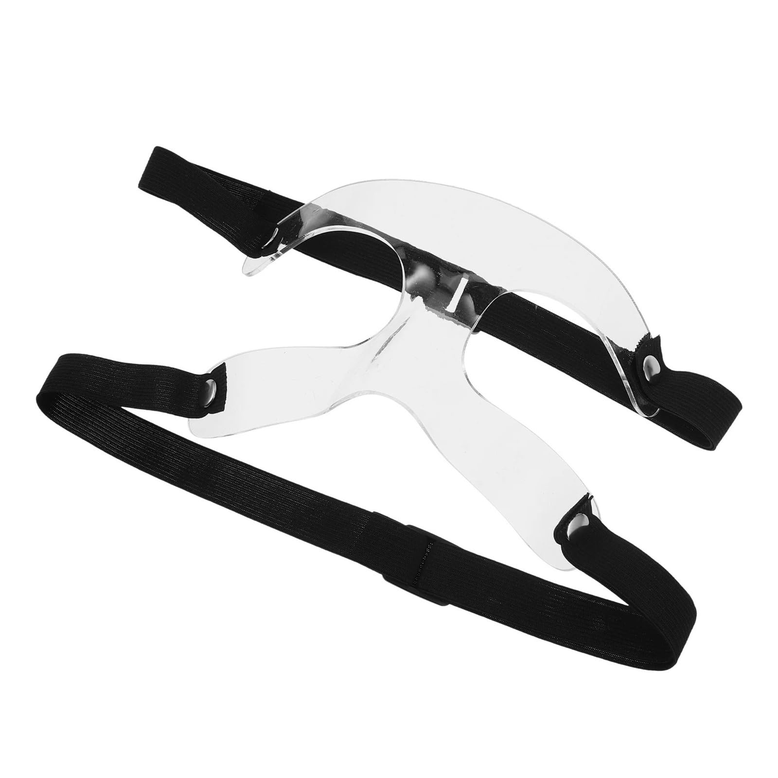 Máscara de Entrenamiento para Baloncesto Protector de Nariz Ajustable Transparente, máscara Protectora for la for Hombres y Mujeres, Baloncesto, fútbol, ​​Deportes, Protector Facial, atlética