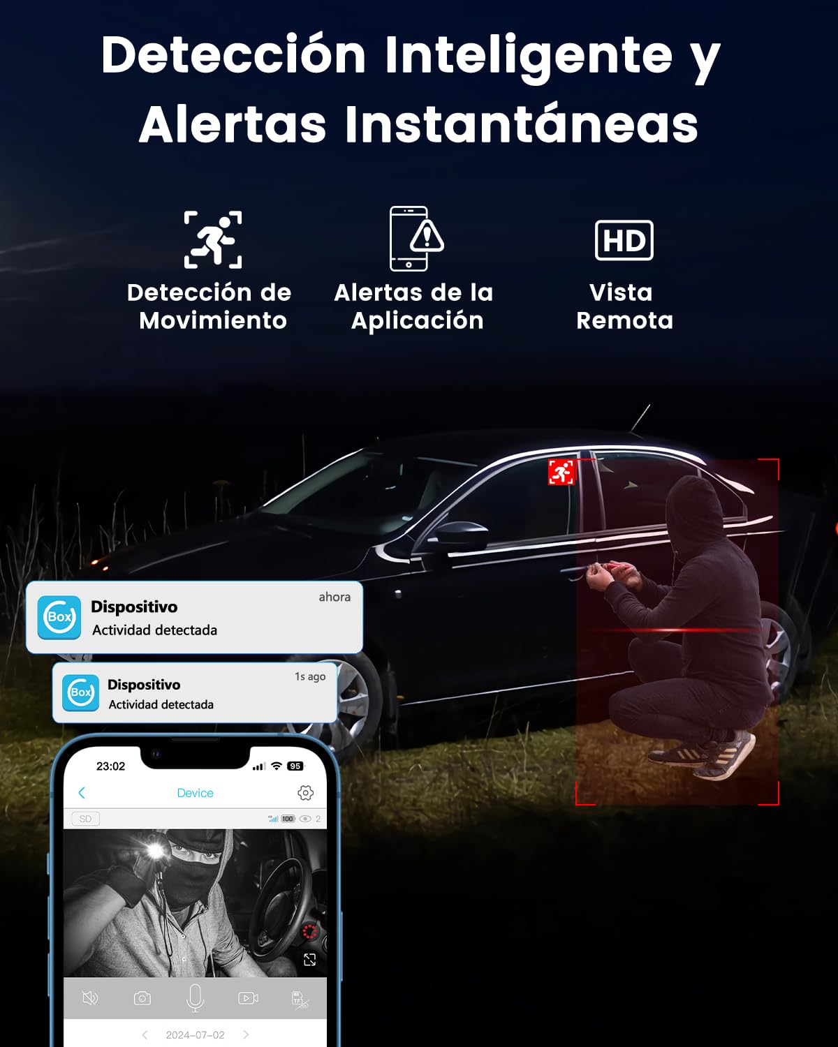 Bextgoo 2K HD Camara Vigilancia SIM, 4G LTE Camara Vigilancia sin WiFi con Tarjeta SIM, Videovigilancia sin Internet con Bateria 5200mAh, Visión 160°, Detección Movimiento Alerta, Vision Nocturna
