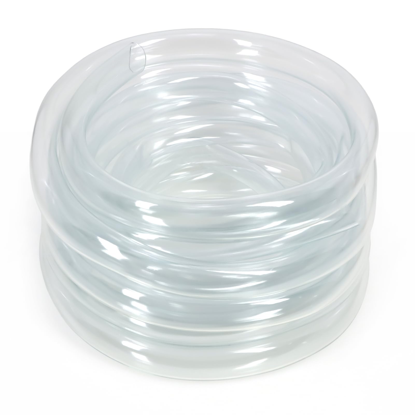 Tubo Flessibile in PVC da 18 x 20 mm, Tubo in Plastica Trasparente da 5 Metri, Tubo a Parete Sottile con Spessore di 1 mm per Applicazioni a Bassa Pressione