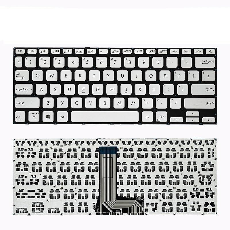 Clavier portable ASUS X415J V4200j à touches silencieuses et frappe confortable sans rétroéclairage