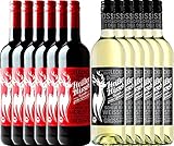 12er Mixpaket - Bio-Glühwein rot & weiß - Heißer Hirsch | veganer Glühwein | Glühwein aus...