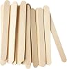Natural Wood Popsicle Craft Sticks,Woodiness Sticks Natural Wooden Pop Wood DIY Frozen Stick Confection Ice Cream Sticks Décor 25 Pieces