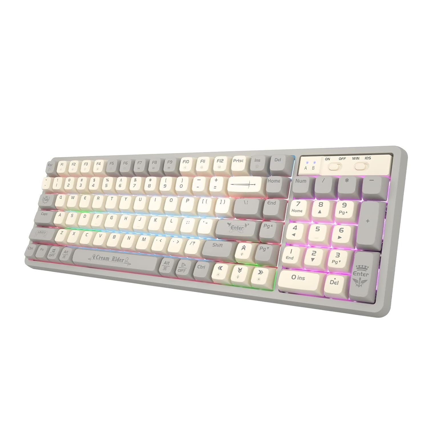 Amazon.in Buy Wired Mechanical Gaming Keyboard,RGB Rainbow Backlit USB
