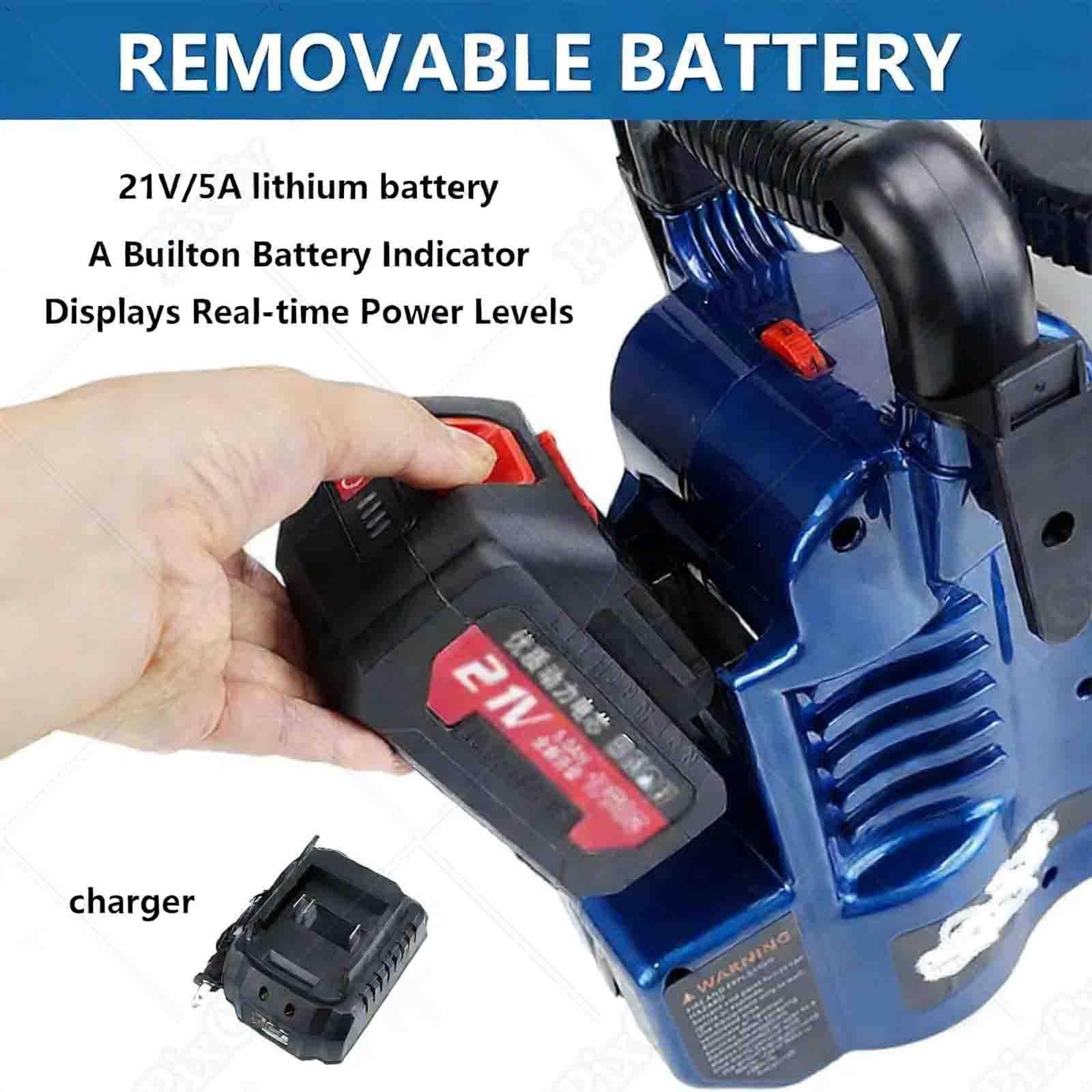 PixCy Pulverizador de Pintura airless - Máquina de pulverización de Pintura inalámbrica de Alta presión, baterías de Litio de 21 V, caudal de 1,1 l/min, 6 velocidades, para Pintar Casas