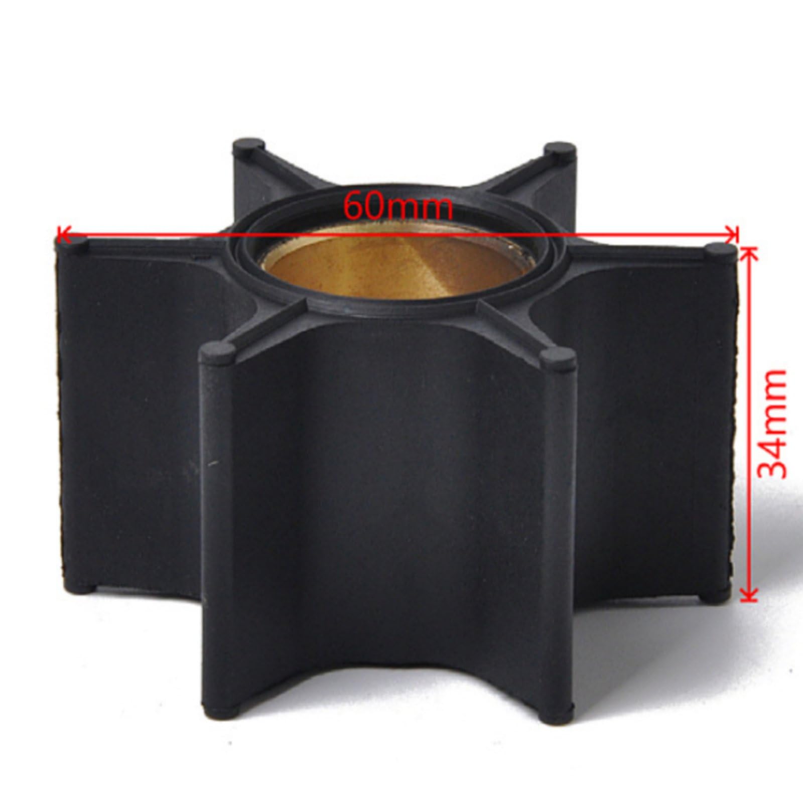 predolo Marine Pompa Girante Kit Guarnizioni Ricambi Gomma Metallo Resistente Funzione Raffreddamento Adatto per Manutenzione Barca Navigazione Pesca